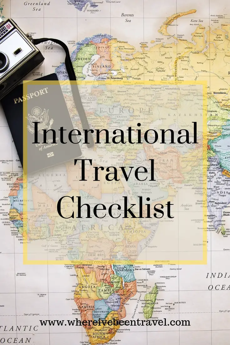 What You Need To Do Before An International Trip * Where I've Been